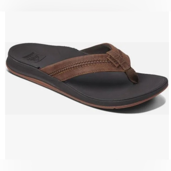 Reef Men\'s Ortho-Bounce Coast Sandals Sz 8 leather